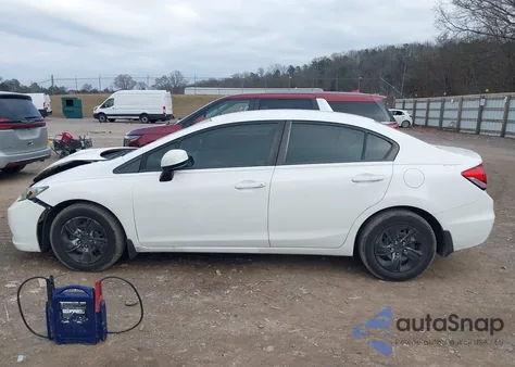 2013 Honda Civic Lx z USA, uszkodzony, nr VIN 19XFB2F5XDE007702